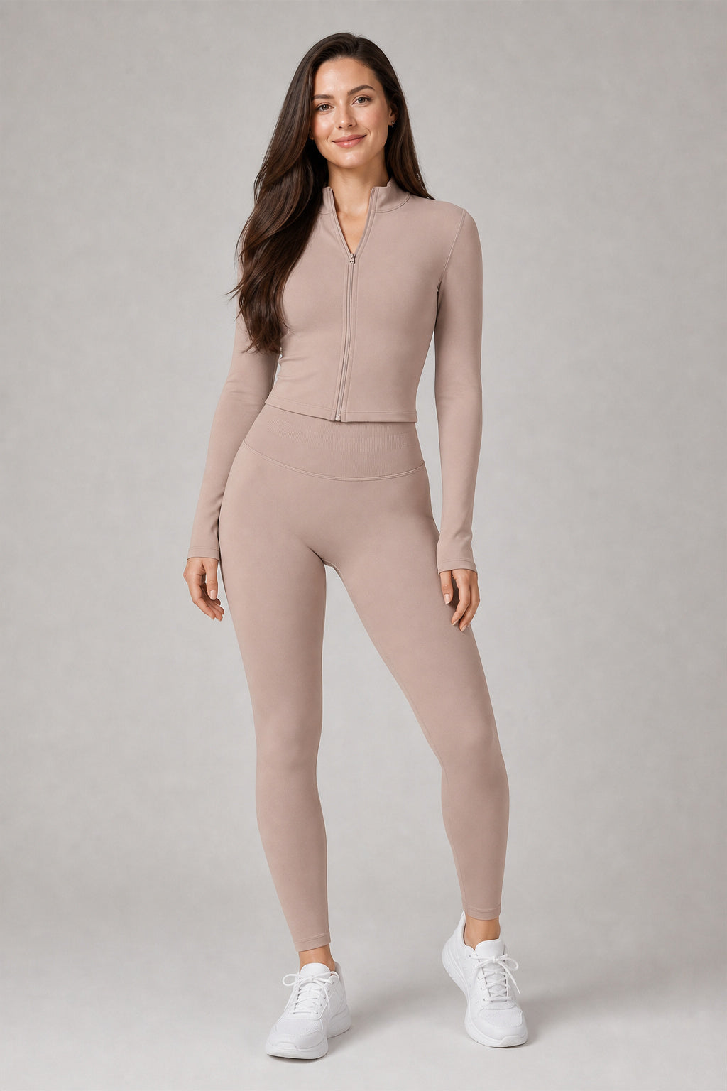 Motion™ Lift-Contour Leggings — Mushroom — DCK7655 — Generated model hero
