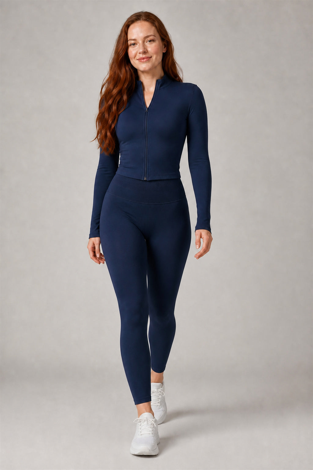 Motion™ Lift-Contour Leggings — Navy Blue — DCK7655 — Generated model 02_full_body_alt